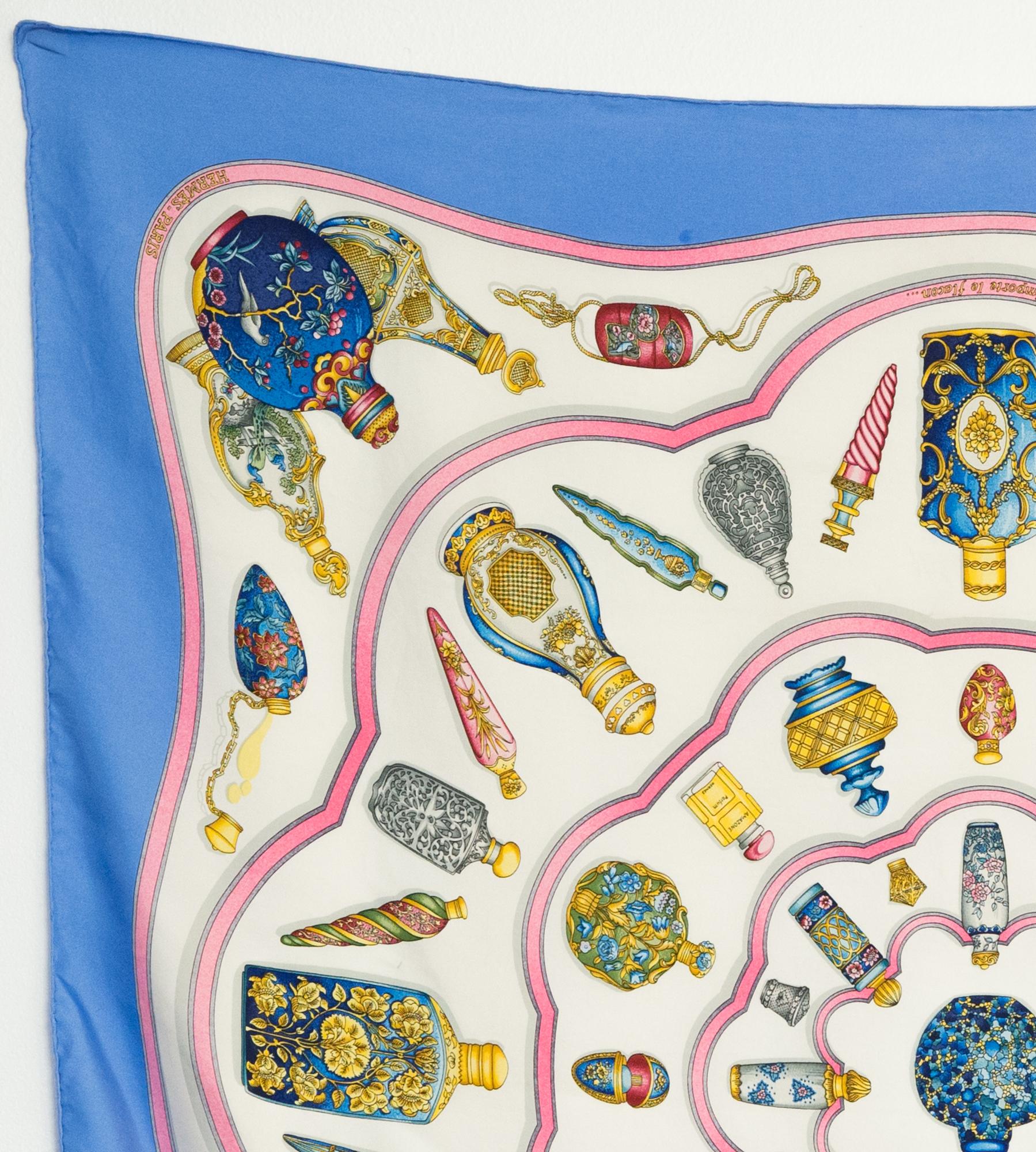 Hermes silk scarf 