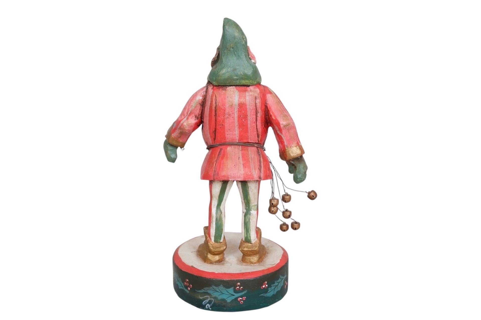 1988 Casa di Hatten Elfo Babbo Natale in legno in vendita 1