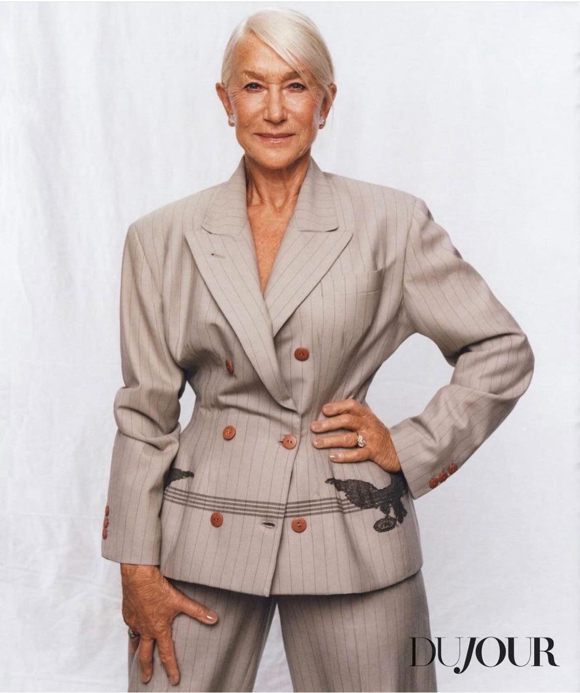 1988 Jean Paul Gaultier Baumwolljacke mit Adlerapplikation aus Spitze Damen im Angebot