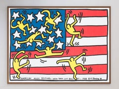 1988 Keith Haring - American Music Festival - NYC Ballet Original Vintage Poster