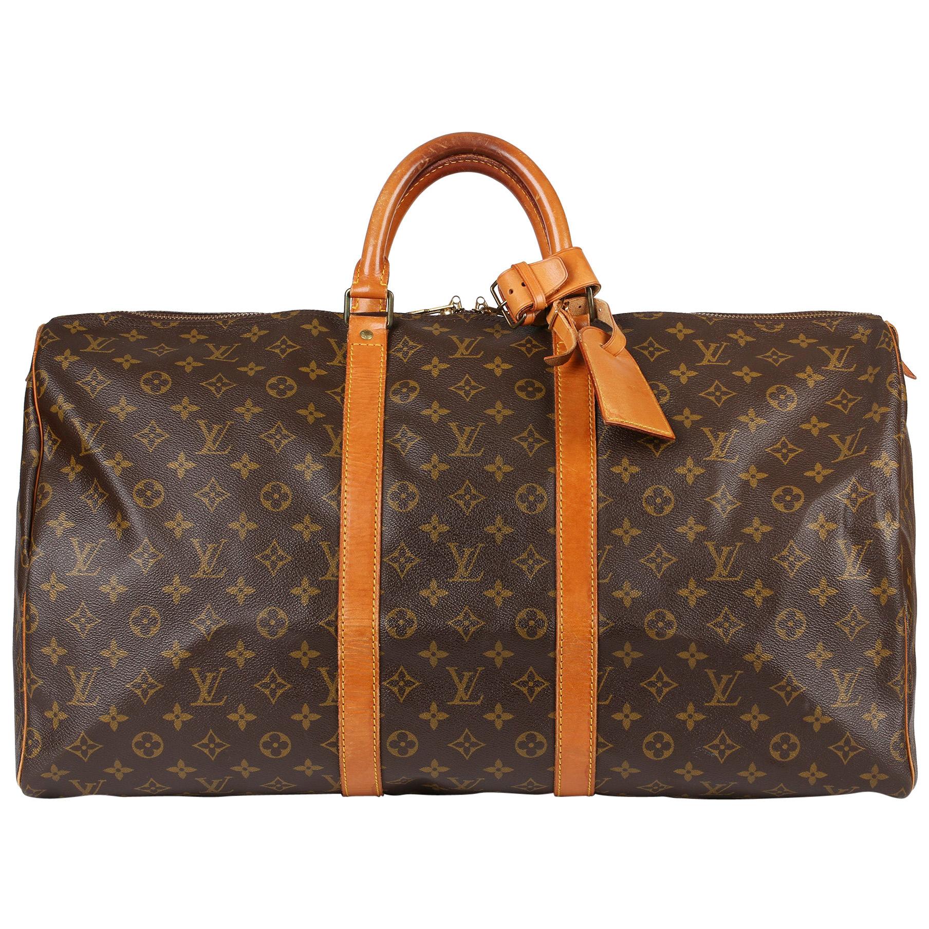 Louis+Vuitton+Keepall+Takashi+Murakami+Duffle+55+Green+Canvas for