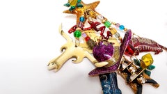 1988 Lunch At The Ritz Texas Charm Dangle Earrings