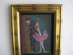 1988 Moisey Moses Alexandrovich Feigin Russian Listed Artist Cubist Oil Painting