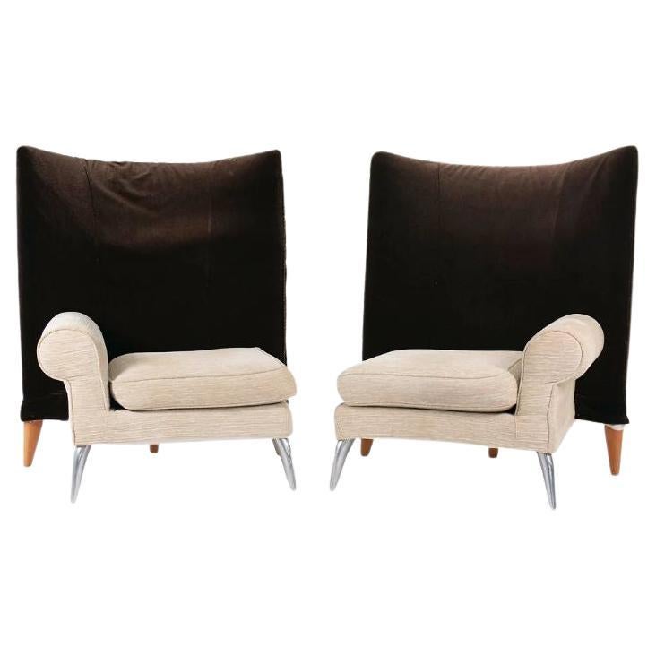 1988 Pair of Philippe Starck for Driade Royalton Arm Chairs For Sale