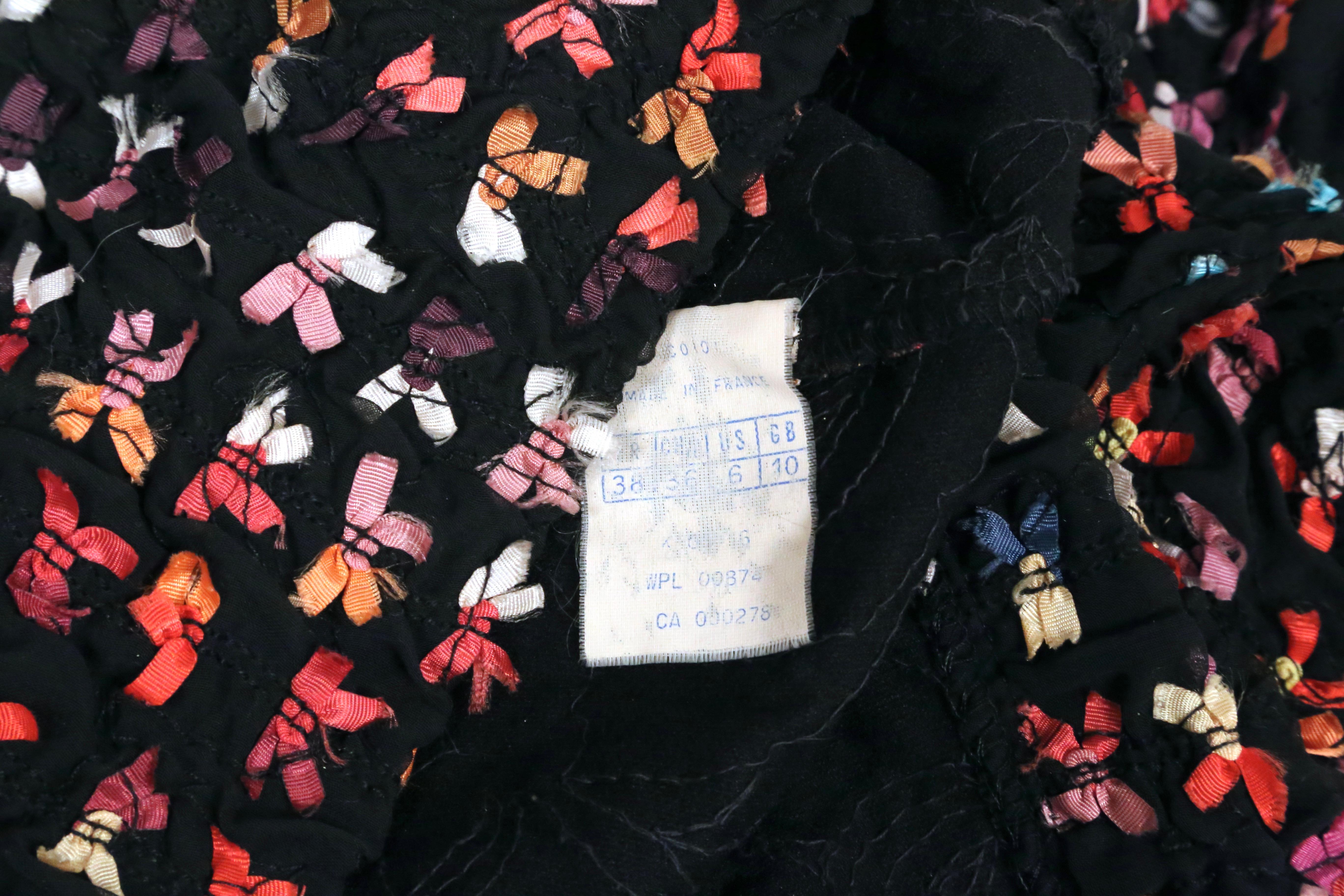 1988 PATRICK KELLY black dress with bows 3