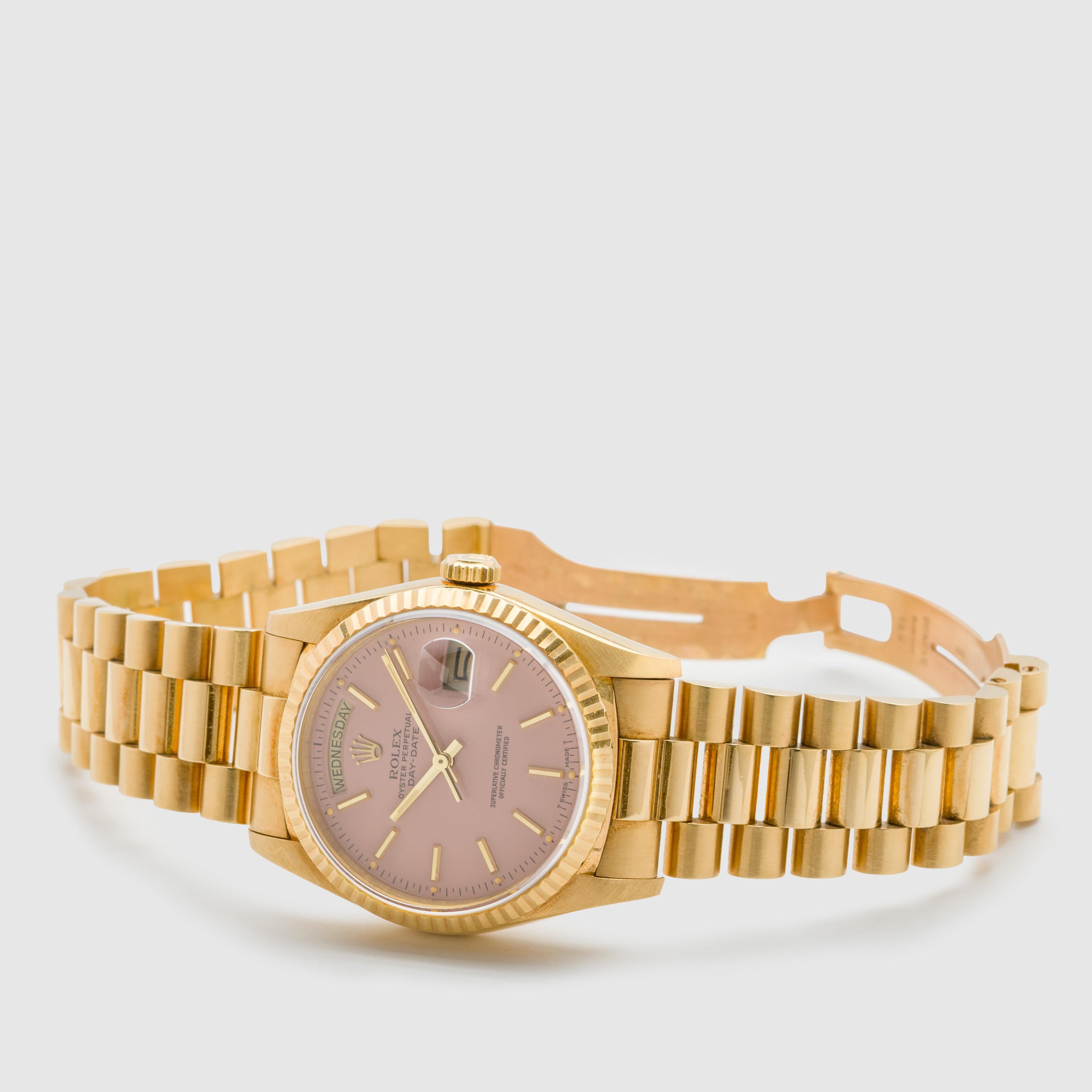 1988 Rolex Day Date Stella Lilla Ref. 18238 in vendita 3