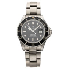 1988 Rolex Submariner 168000 Triple Zero 904L Steel Auto Black Dial 40mm