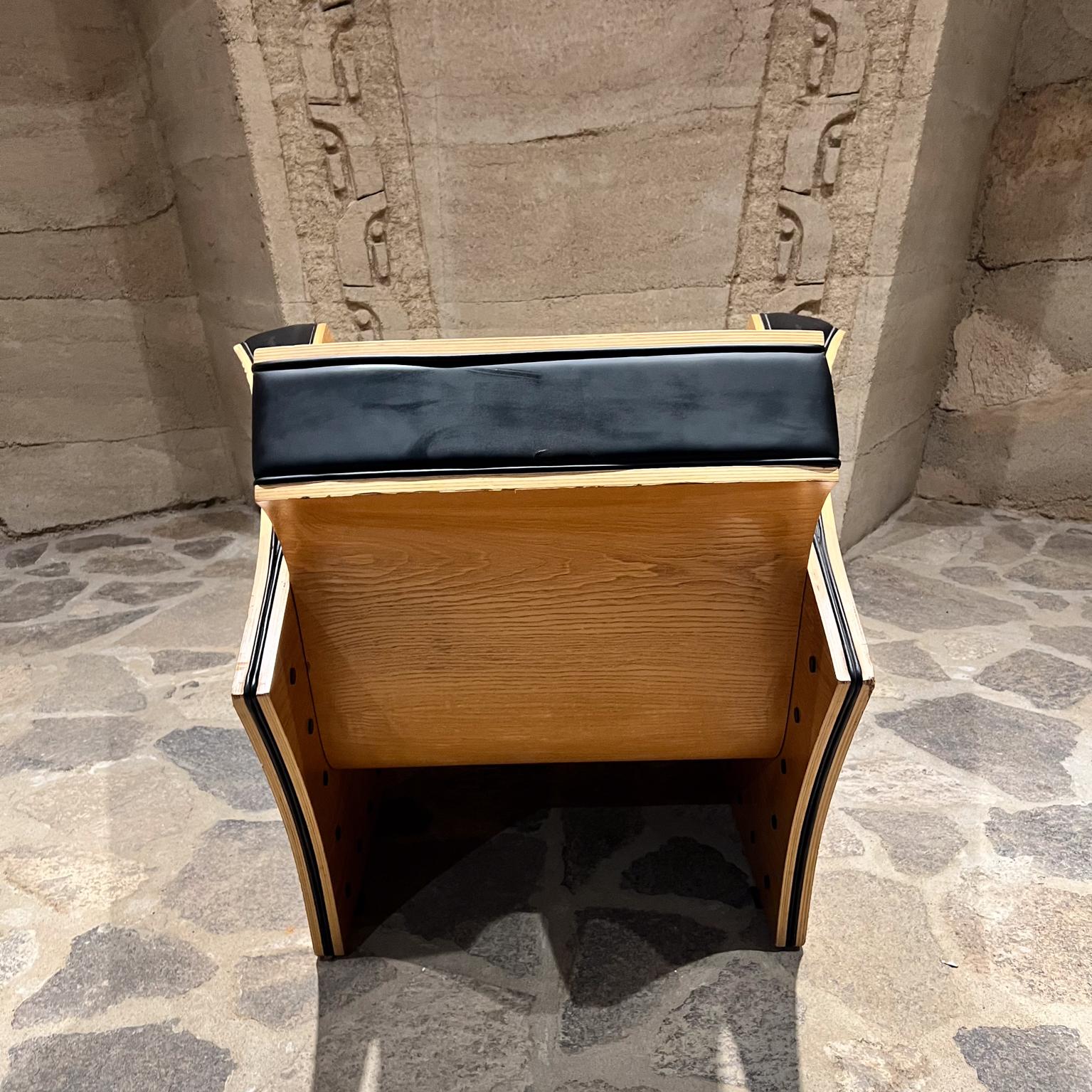 Faux Leather 1988 Ron Arad Crust Lounge Chair Sawaya & Moroni Rome For Sale