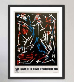 1988 Seoul Olympic Games Original Poster by A.R. Penck