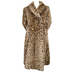 1988 VIVIENNE WESTWOOD 'Time Machine' faux leopard fur coat