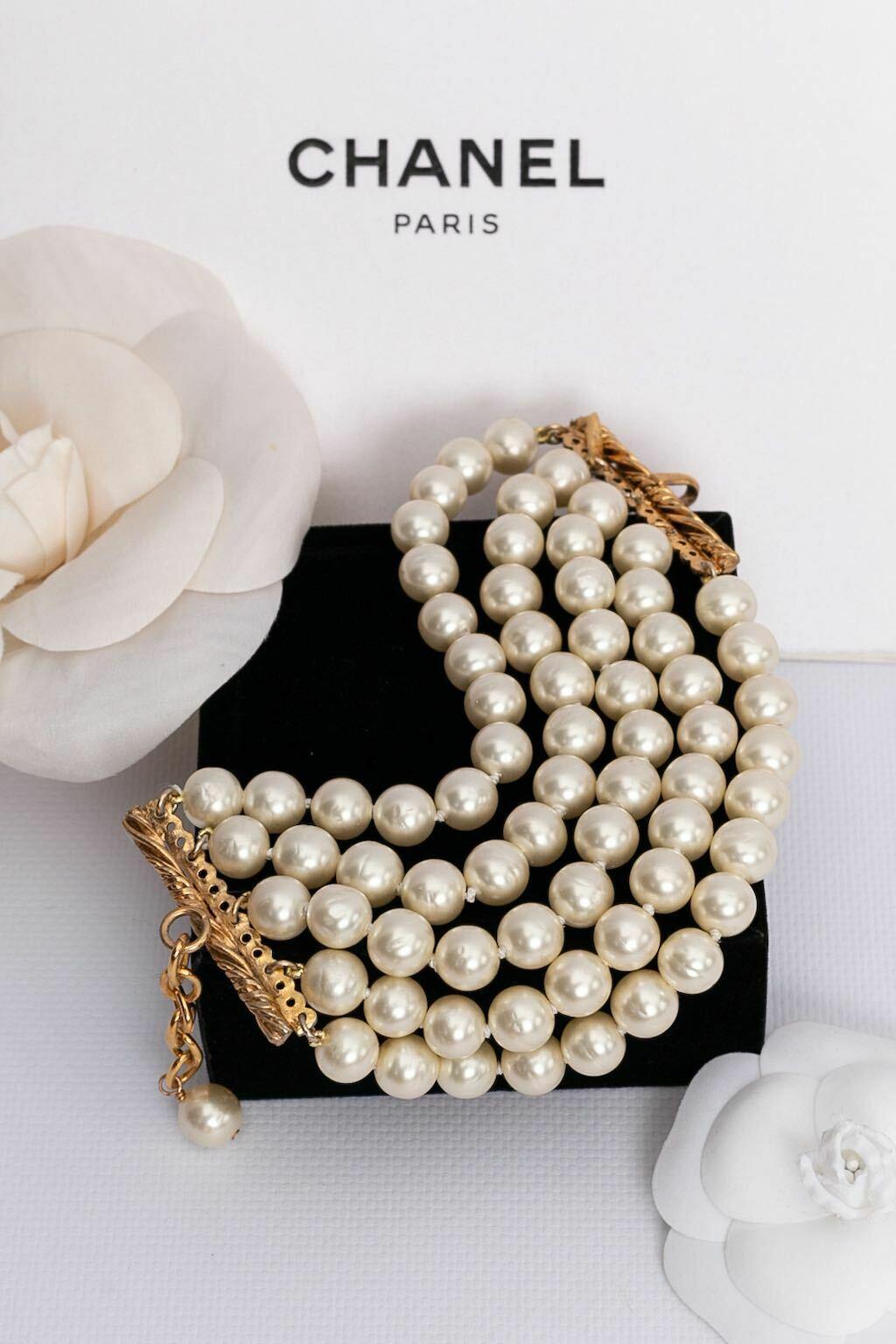 1989/1990 Chanel Documented Baroque Pearl Bracelet 2