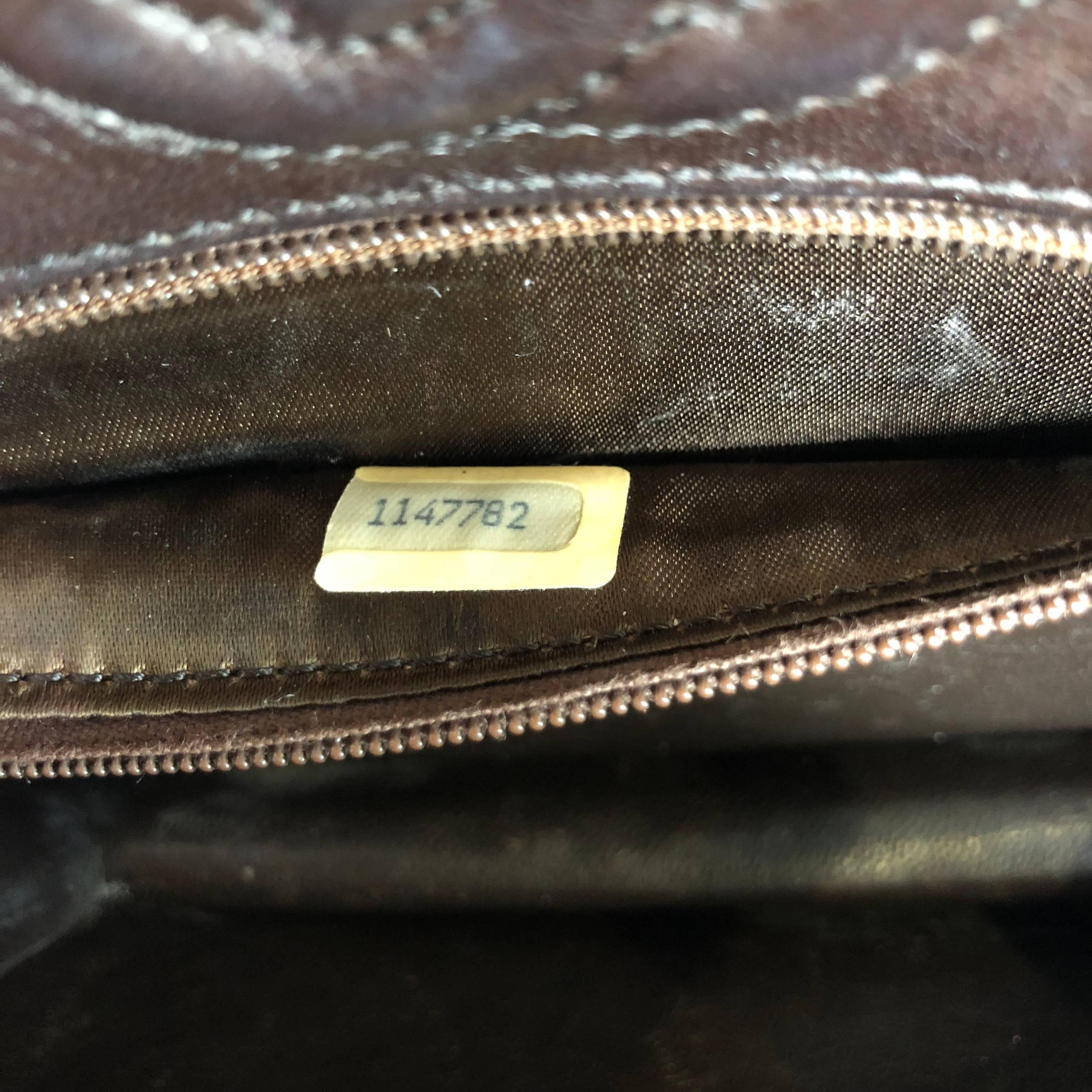 Women's or Men's Chanel crocodile bag, late 1980s