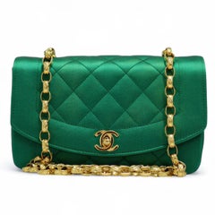 1989-1991 Chanel emerald green mini Diana