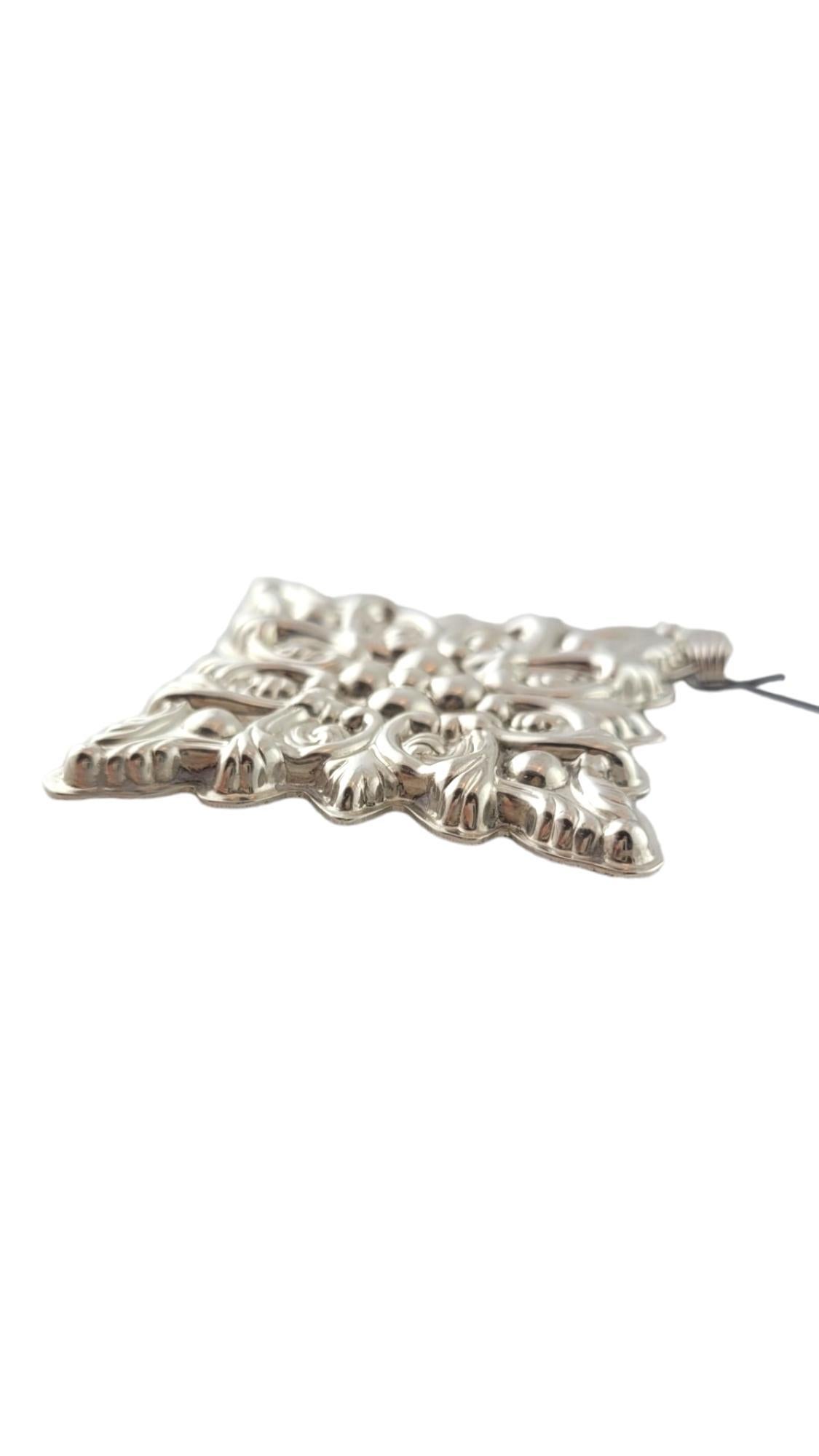 1989-1991 Reed & Barton Christmas Cross Sterling Silver Ornaments #17821 3