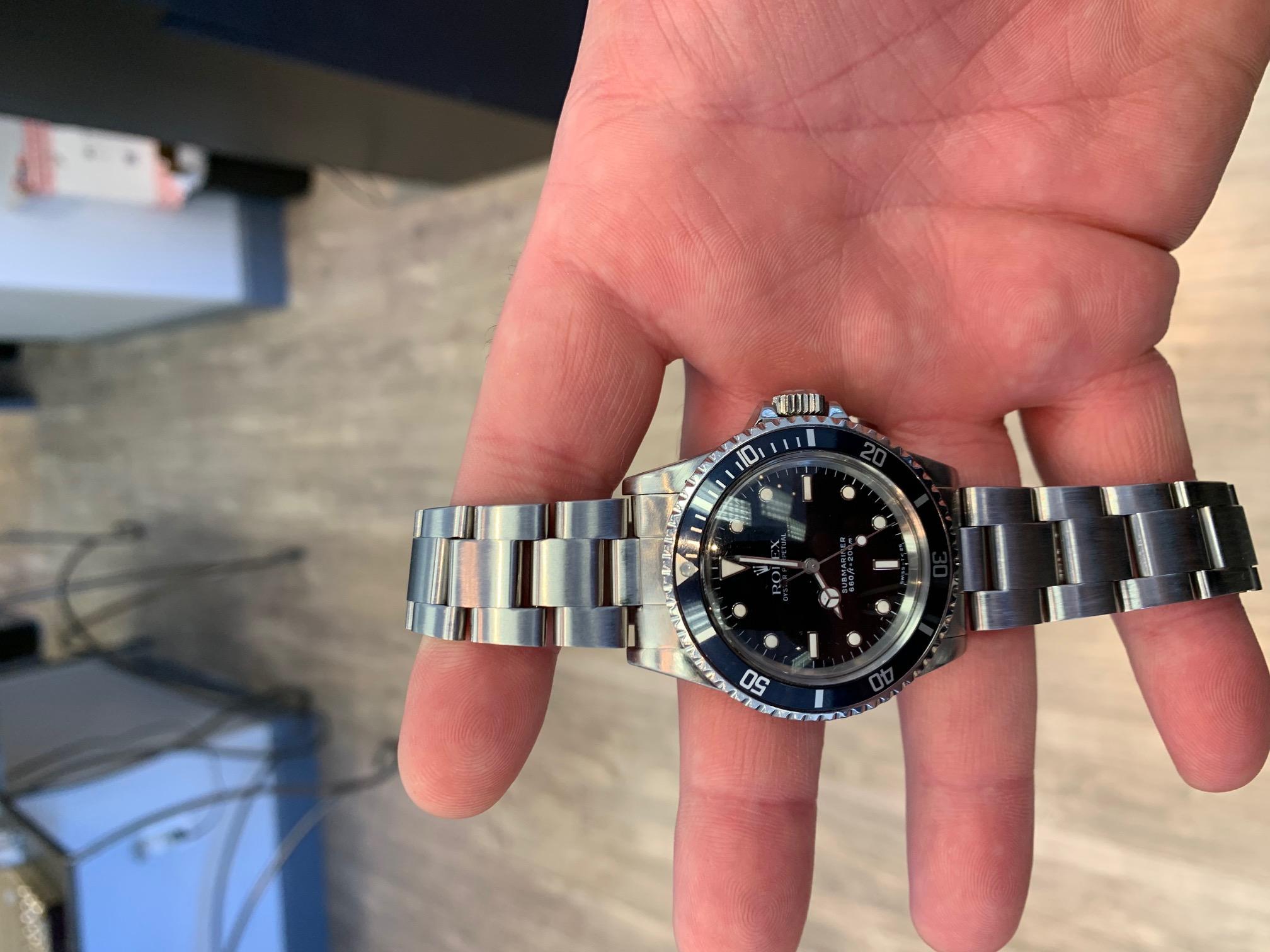  1989 5513 Rolex Submariner No-Date Série L Unisexe 