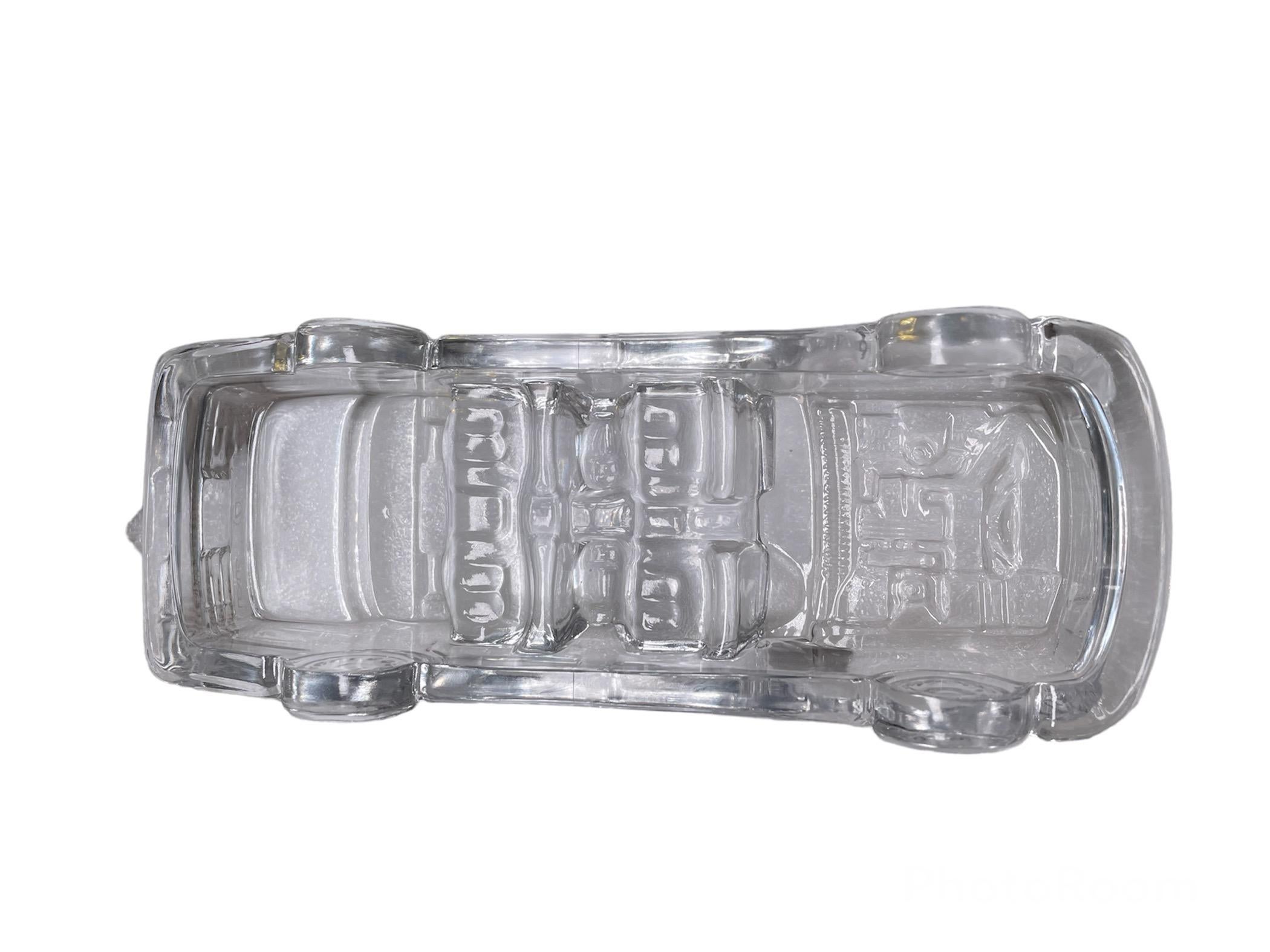 20th Century 1989-90’s Clear Crystal Lexus LS 400 Car Paperweight For Sale