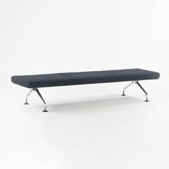 1989 Antonio Citterio for Vitra Area Montage Daybed Bench Sofa w/ Black Fabric