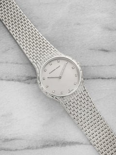 1989 Audemars Piguet Round Cobra 18K WG Matte Silver Diamond Dial Manual 32mm