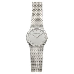 1989 Audemars Piguet Round Cobra 18K WG Matte Silver Diamond Dial Manual 32mm