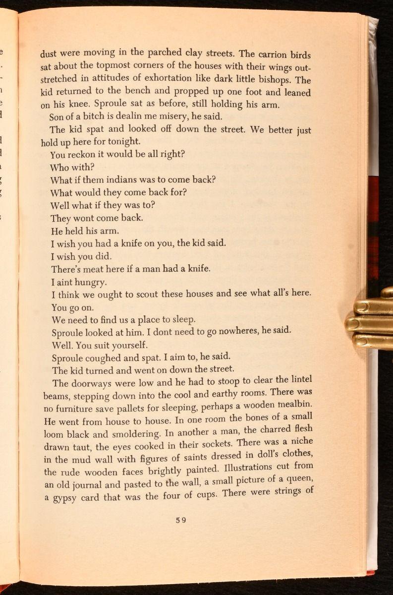 Late 20th Century 1989 Blood Meridian; or, The Evening Redness in the West For Sale