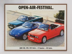 1989 BMW - Open Air Festival Original Vintage Poster