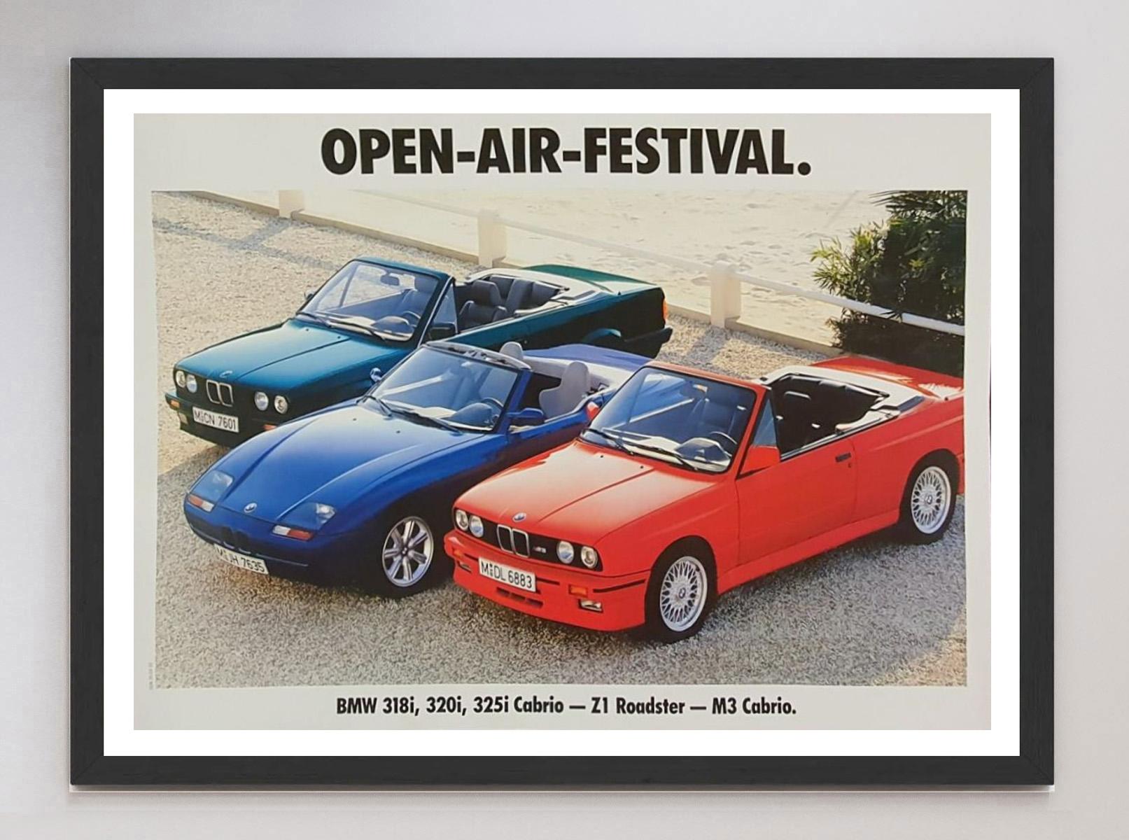 1989 BMW – Open Air Festival, Original-Vintage-Poster (Ende des 20. Jahrhunderts) im Angebot