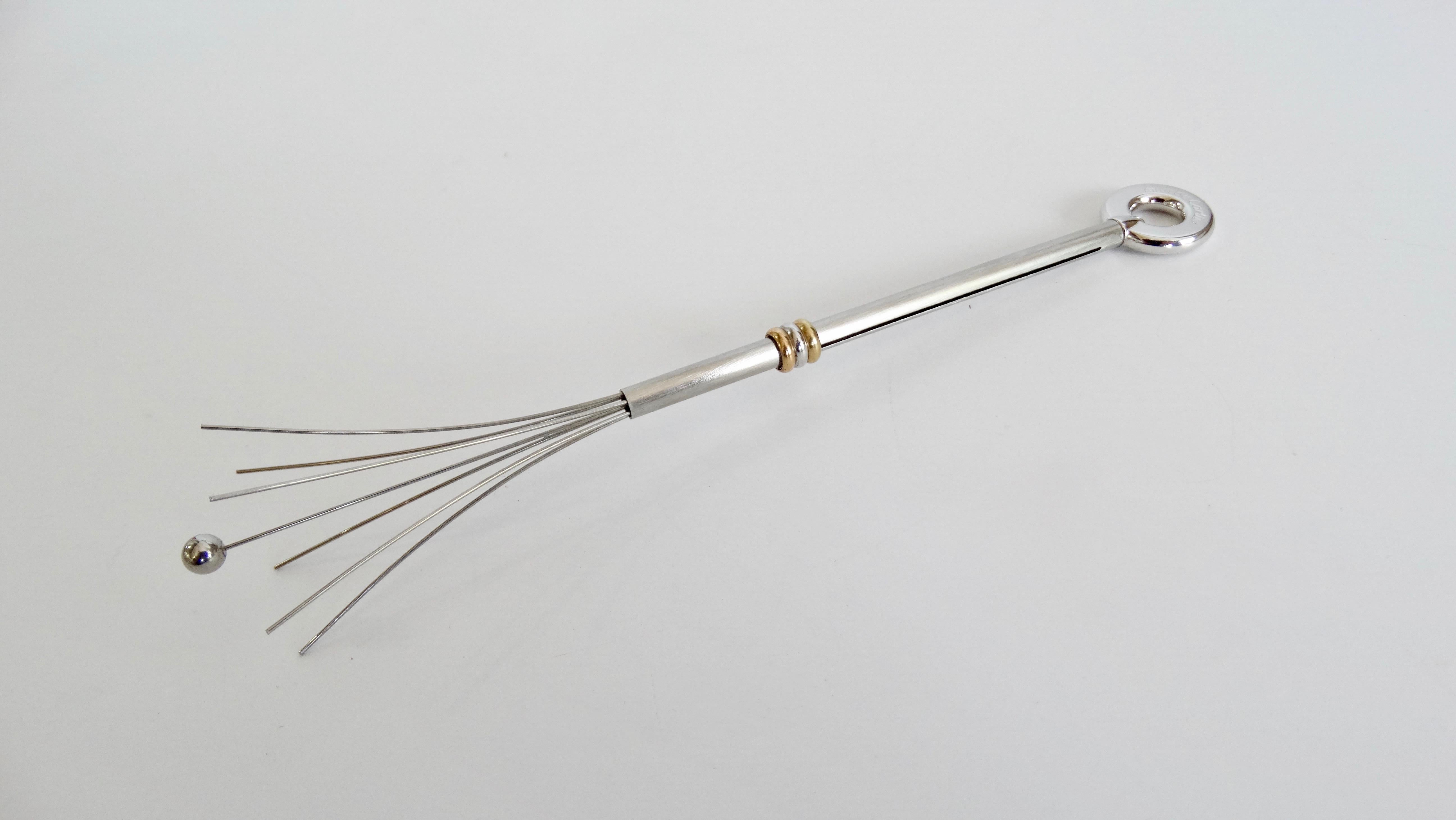 1989 Cartier Precious Metal Swizzle Stick 1