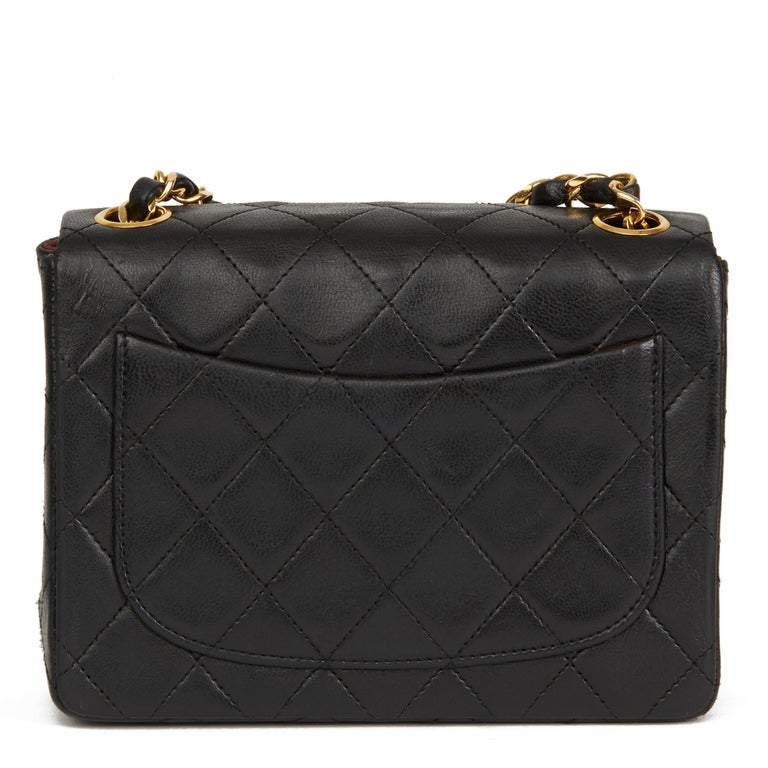 1989 Chanel Black Quilted Lambskin Vintage Mini Flap Bag at 1stDibs ...