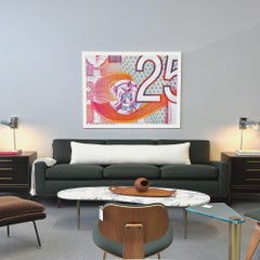 "1989 Dutch 25 Gulden" Macro Photograph by Don Hamerman