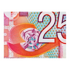 "1989 Dutch 25 Gulden" Macro Photograph by Don Hamerman