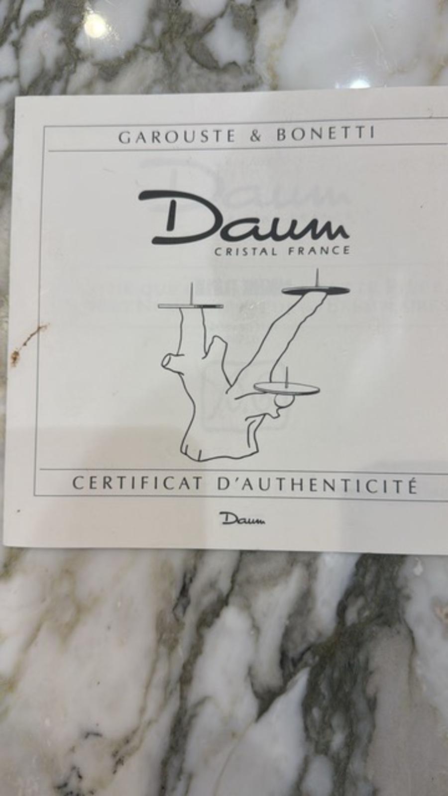 1989- Garouste and Bonetti per Daum, candelabro di Trapani in vendita 1