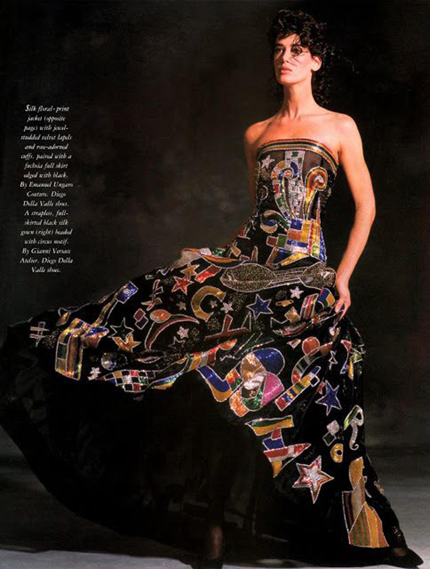 vintage versace gown