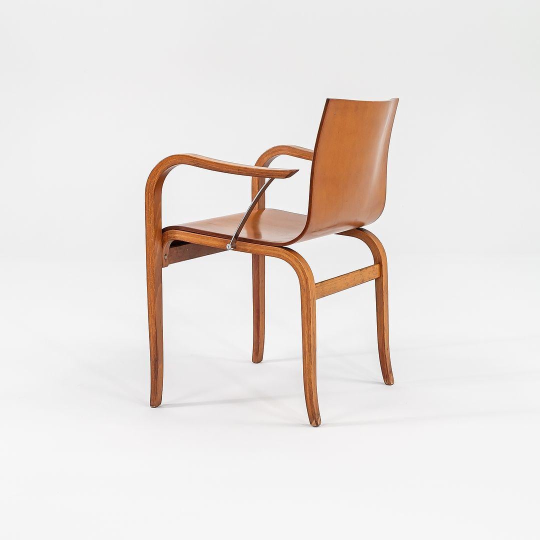 1989 Ginotta Bentwood Arm Chair by Enrico Franzolini for Crassevig / Knoll For Sale 4