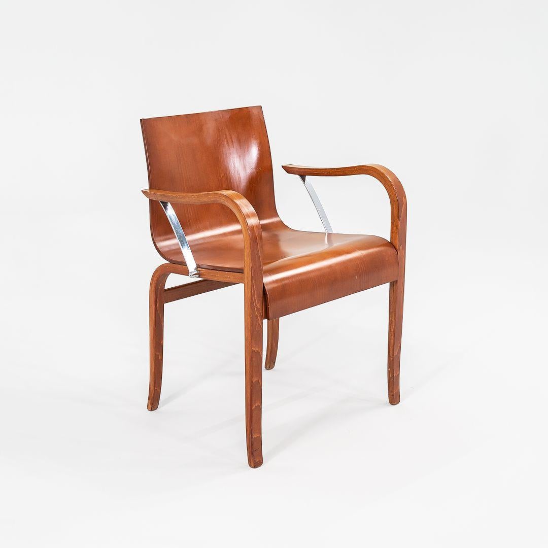 1989 Ginotta Bentwood Arm Chair by Enrico Franzolini for Crassevig / Knoll For Sale 5