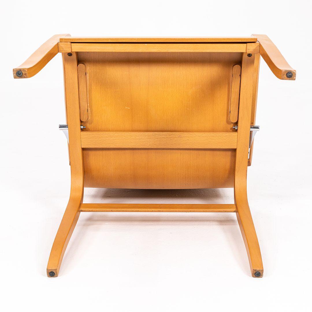 1989 Sillón Ginotta de madera curvada de Enrico Franzolini para Crassevig / Knoll Moderno en venta
