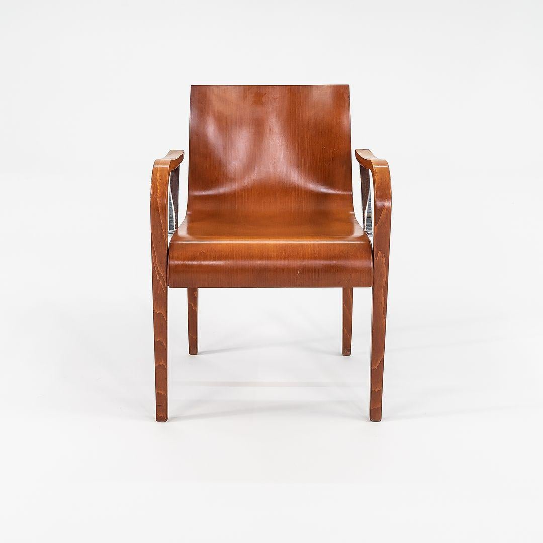 Late 20th Century 1989 Ginotta Bentwood Arm Chair by Enrico Franzolini for Crassevig / Knoll For Sale