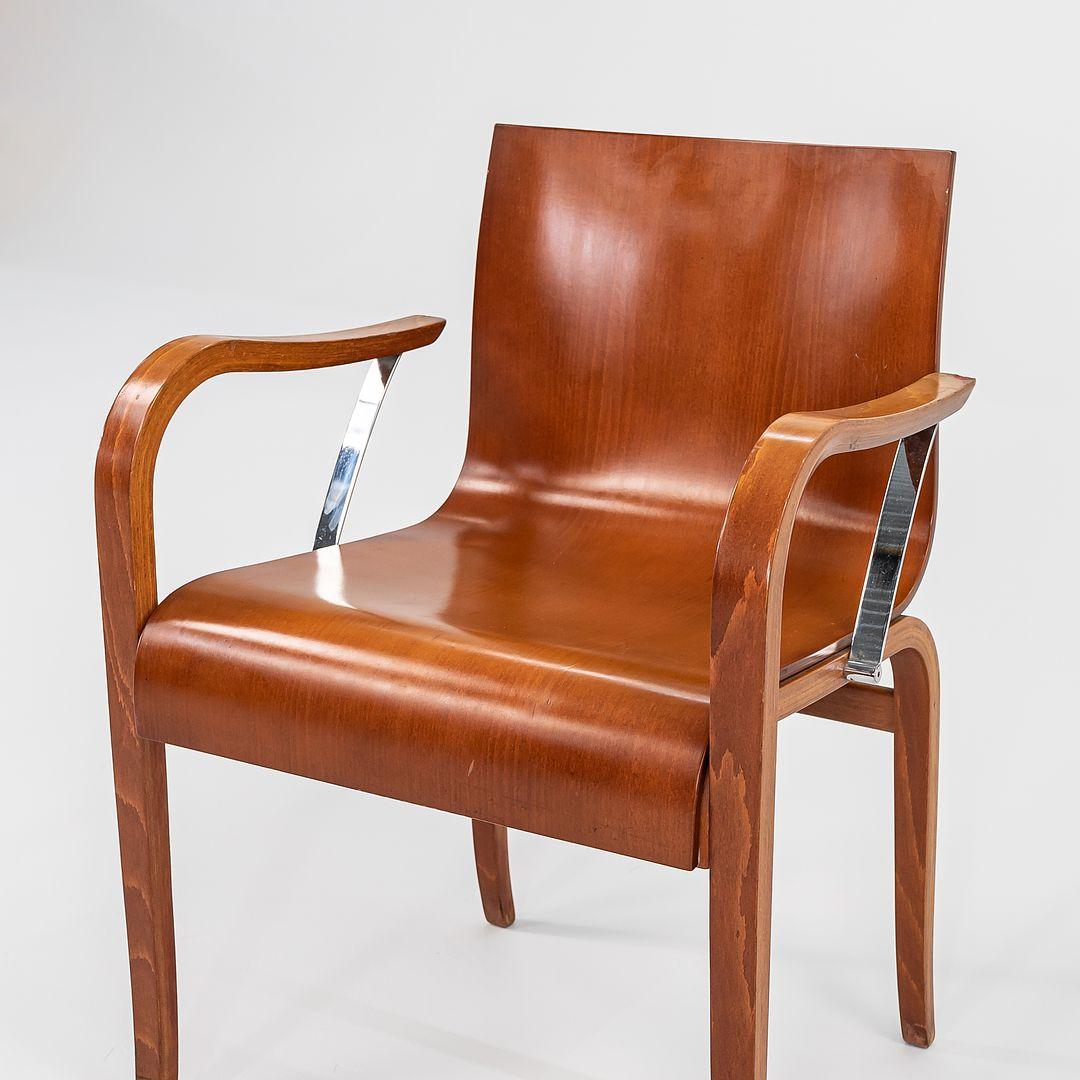 Steel 1989 Ginotta Bentwood Arm Chair by Enrico Franzolini for Crassevig / Knoll For Sale