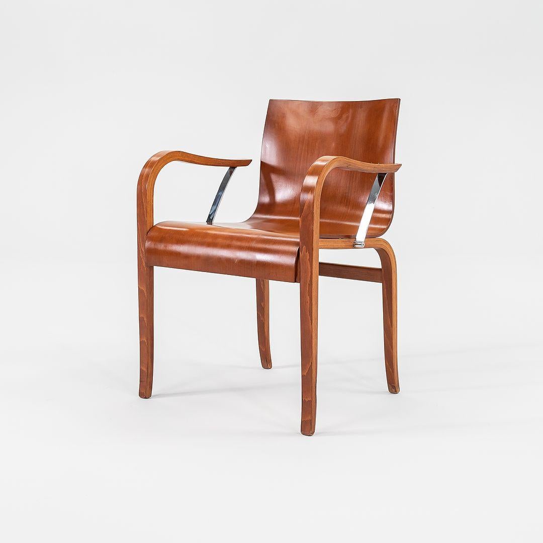 1989 Ginotta Bentwood Arm Chair by Enrico Franzolini for Crassevig / Knoll For Sale 1