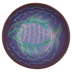 1989, Harding Black Pottery Fish Bowl
