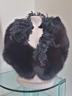 1989 Haute Couture Christian Dior by Gianfranco Ferré Fox Bolero