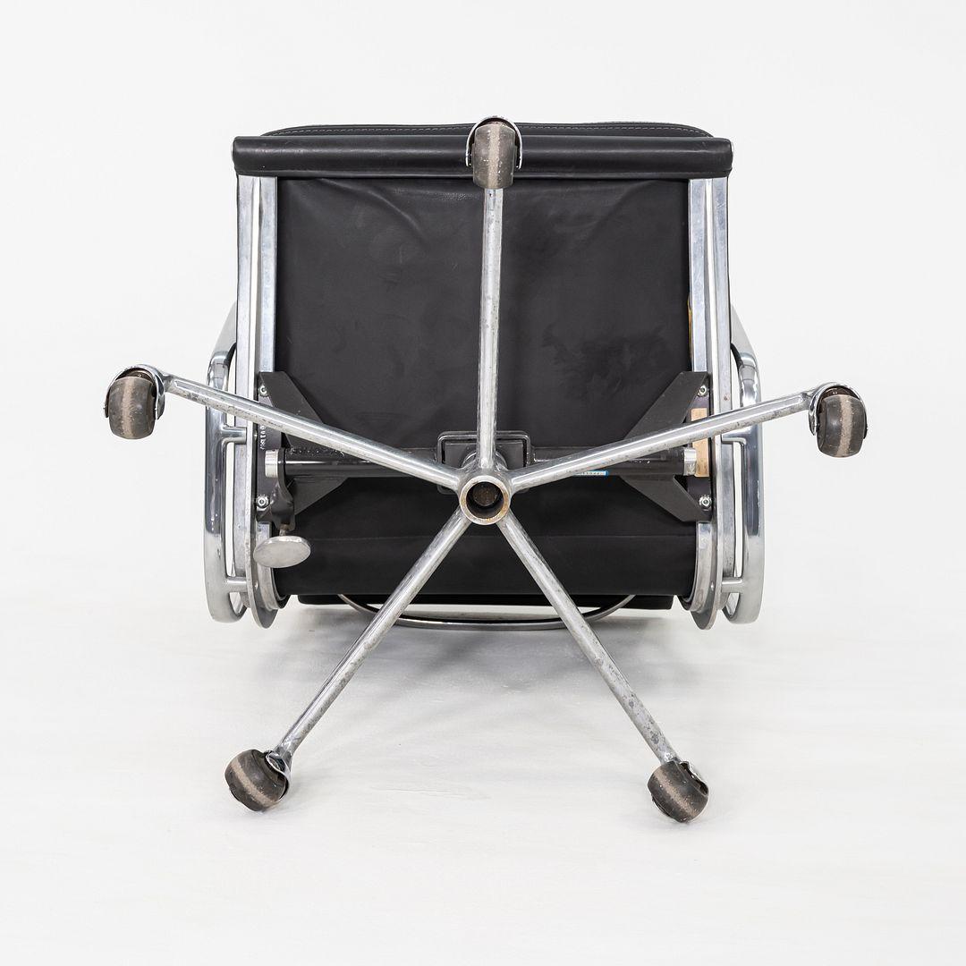 1989 Herman Miller Eames Soft Pad Management Desk Chair in pelle nera in vendita 1