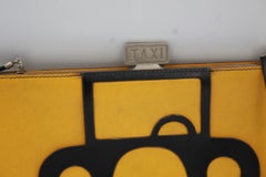 1989 Hermes New York Taxi Yellow Sac a Malice Clutch