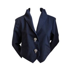 1989 ISSEY MIYAKE runway jacket with 'zipper' buttons