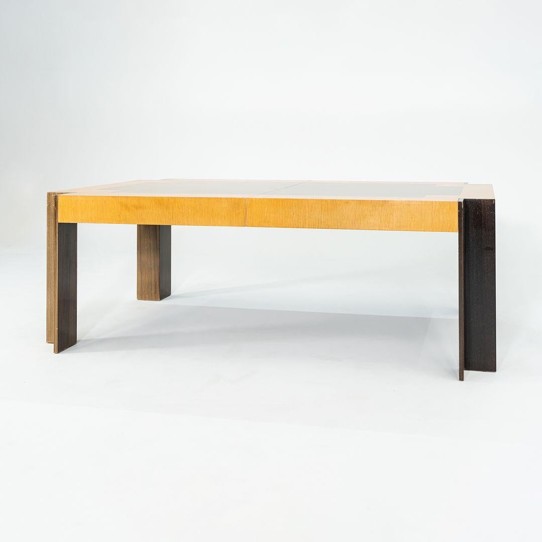 1989 Leon Rosen für Pace Collection Medina Esstisch mit zwei Blättern 84-121in (Italienisch) im Angebot