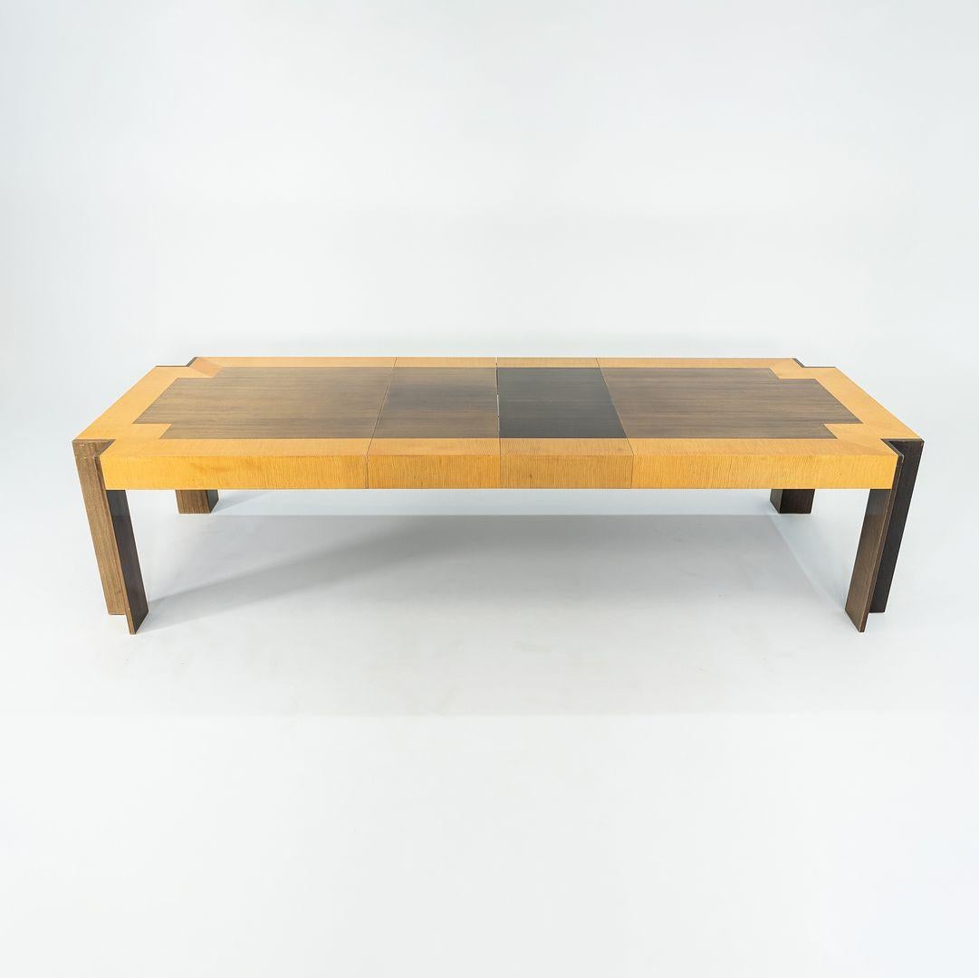 1989 Leon Rosen für Pace Collection Medina Esstisch mit zwei Blättern 84-121in im Zustand „Gut“ im Angebot in Philadelphia, PA