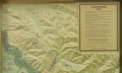 "Little Big Horn, 1876" Raised Relief Map, 1989