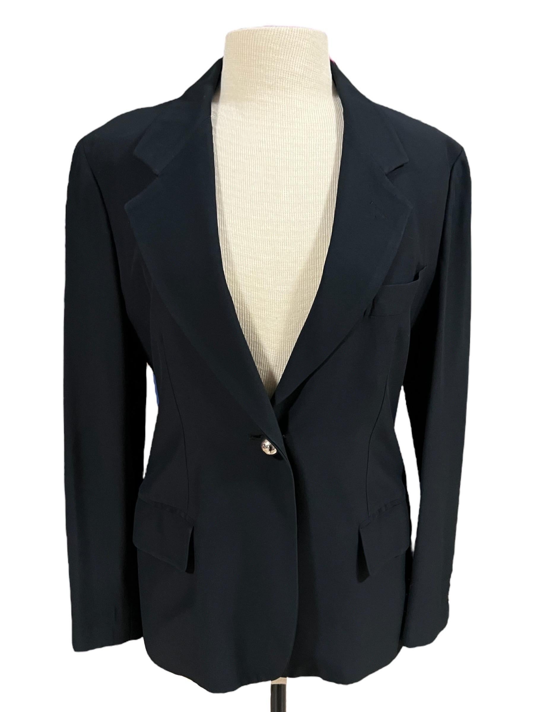 Whimsical Moschino Couture ace of hearts playing card blazer from 1989.

Size: US size 10

Condition: in excellent condition.