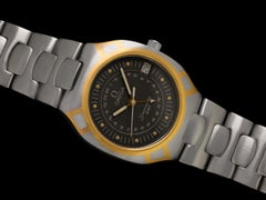 1989 Omega Polaris Seamaster Herren Taucheruhr, Schnellverstellung Datum - SS & Gold