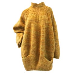 1989 Perry Ellis by Marc Jacobs oversized mustard sweater