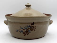 1989 Pinecone Covered Casserole by Vernon Owens